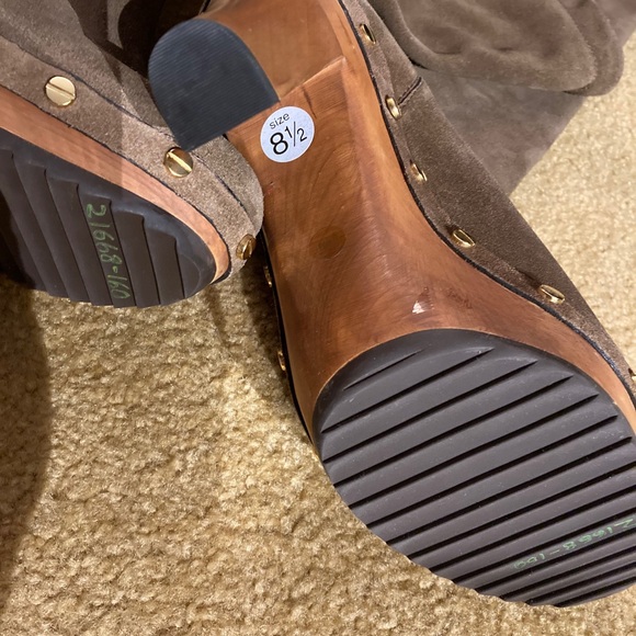 Tory Burch Tall Wood Heel Boots - Picture 8 of 13